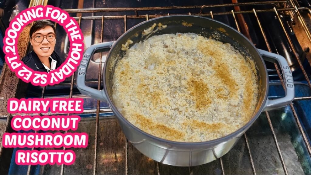 Coconut Mushroom Risotto | Dairy Free Recipe | Staub Cocotte | Cooking for the Holiday S2 E2 Part 2