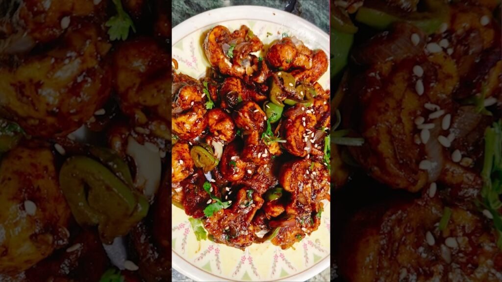 Crispy & tasty Mushroom 🍄 Chilli #mushroom