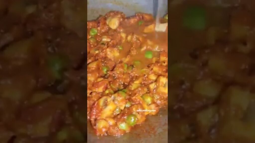 Instant Matar Mushroom #trending #viral #instantrecipe #shorts #ytshorts #streetfood