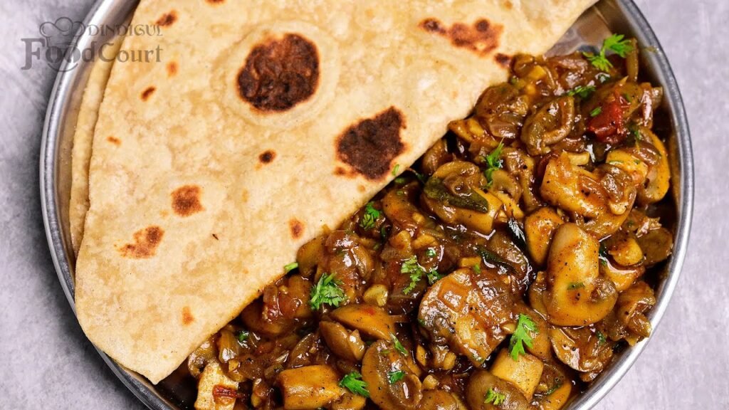 Best Side Dish For Chapati/ Garlic Mushroom Curry/ Mushroom Curry