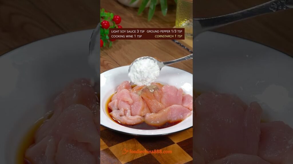 EASY STIR-FRIED CHICKEN BREAST WITH MUSHROOM RECIPE #recipe #cooking #chinesefood #chickenrecipe