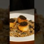 Mushroom Risotto with Scallops
