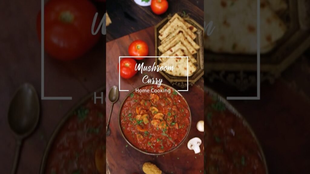 Restaurant style mushroom curry #shorts