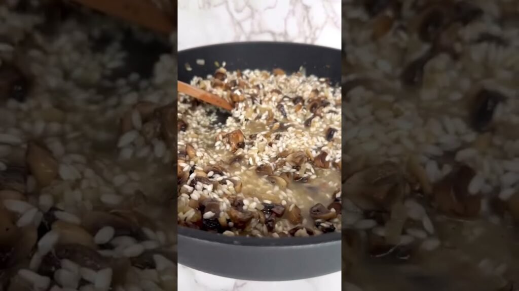 Day23. This Simple Mushroom Risotto recipe. #food #recipes #cookingtips #ingredients