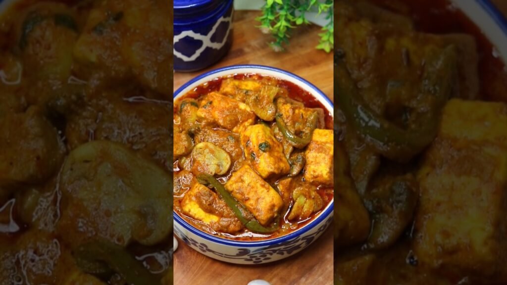 Paneer Mushroom Curry #paneer #paneerrecipe #paneermasala #mushroom #mushroomrecipe #shorts #recipe