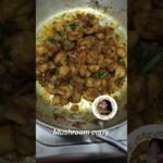 #tasty & easy #mushroom curry #food lover #how to cook mushroom curry recipe in Telugu