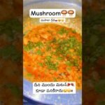 Mamulga raledhu taste matram🤤 #mushroom #mushroomrecipe #mushroomsouprecipe #mushroomcurry #shorts