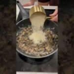 Mushroom Risotto ✨ #yummy #tasty #recipe #foryou #easyrecipe #food #cheese #shorts #mashroom