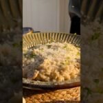 Mushroom Risotto 🍄‍🟫 🧀 #mushroom #risottorecipe #cheese #youtubeshorts #omkarpawar