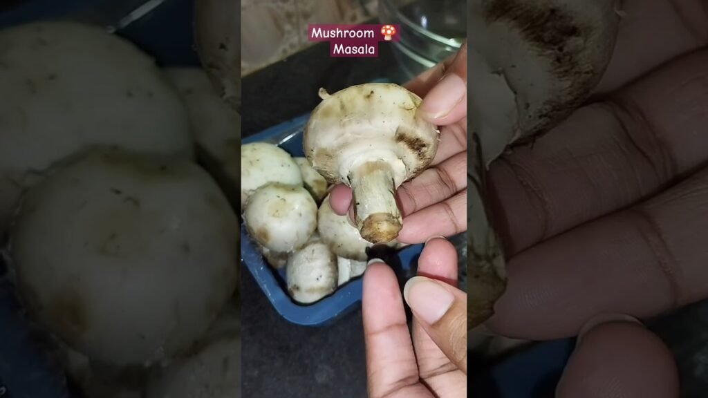 নিরামিষ মাশরুম মাশালা/Veg Mushroom Masala #shorts #youtubeshorts #viral #mushroom