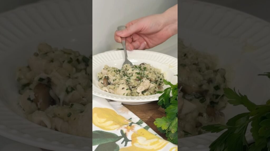 $3.90 MUSHROOM RISOTTO??? Boujee on a budget! Recipe in the comments! #recipe #easyrecipe #risotto