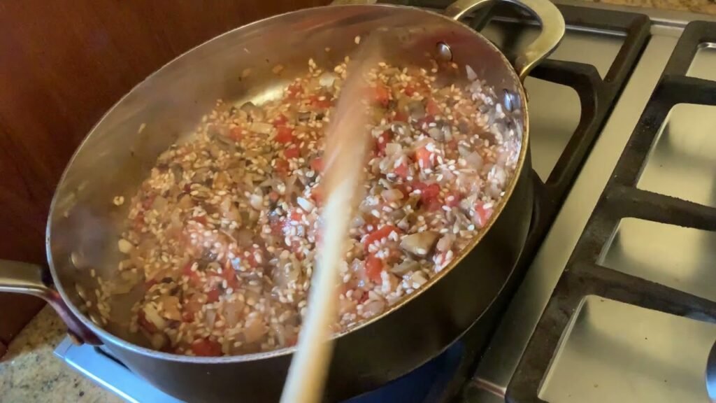 How to make Mushroom Risotto With Cod