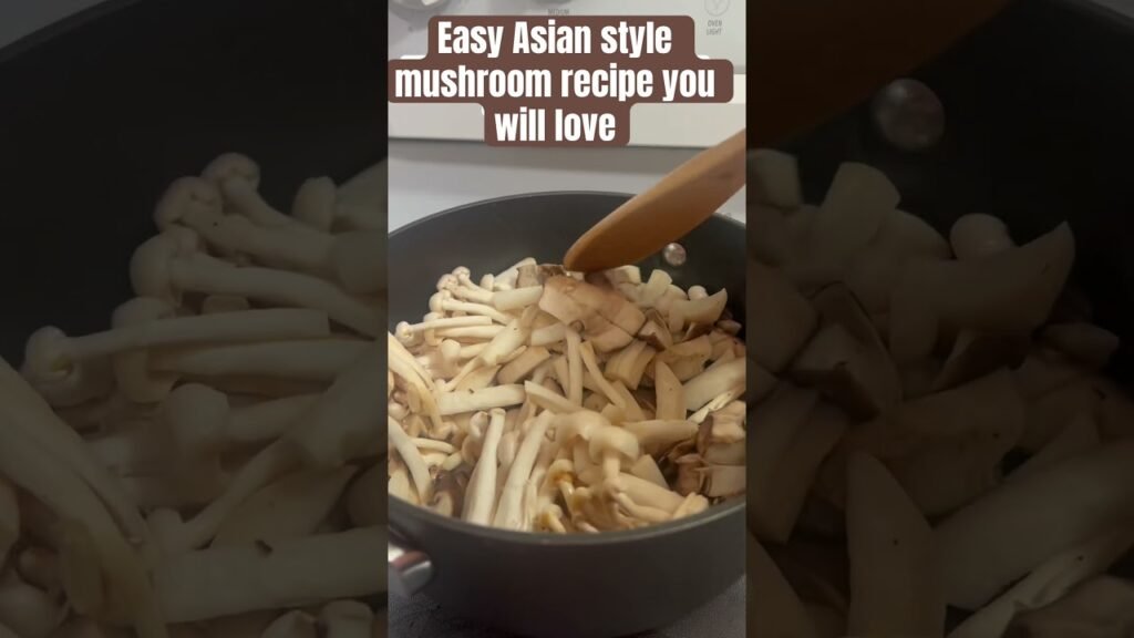 Easy Asian mushroom recipes 🍄 Quick, tasty, and healthy! #mushroomrecipe #easyrecipes