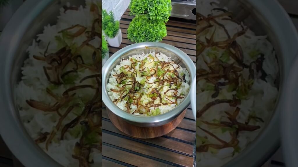 Hum Sabki favourite Mushroom Biryani Recipe #short #food #cooking #Minikitchen