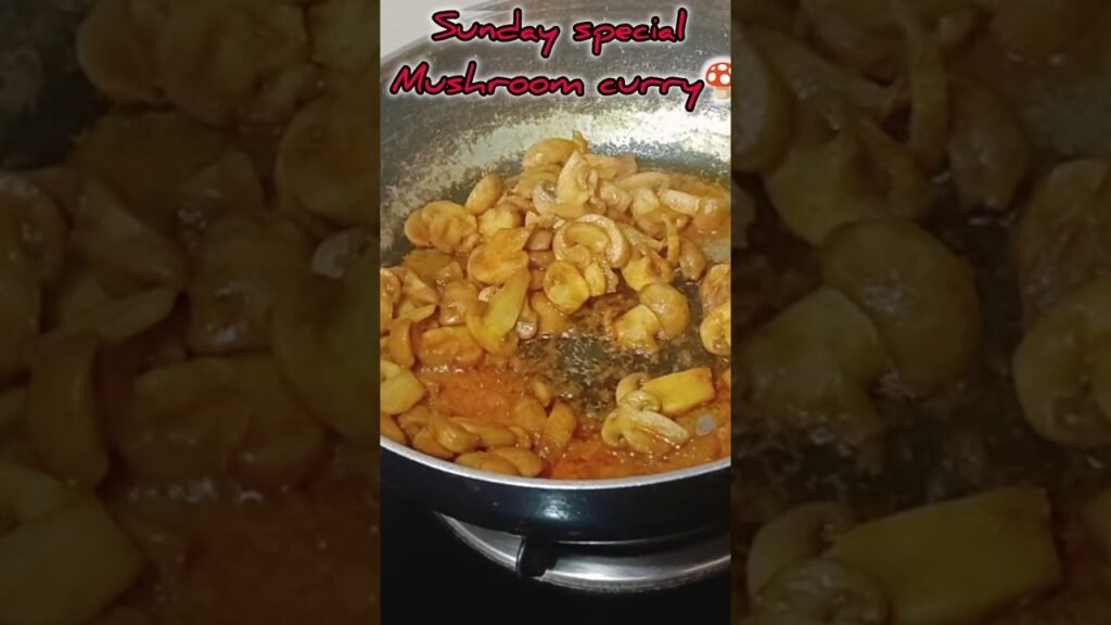 ಮಶ್ರೂಮ್ ಮಸಾಲಾ / easy and simple mushroom masala or curry 🍄