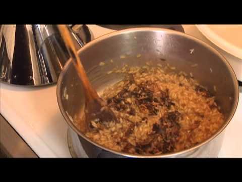 In The Kitchen • Crimini Mushroom Risotto with Mascarpone Cheese and Fresh Thyme