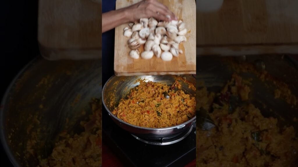 Chettinad Mushroom Masala #shorts