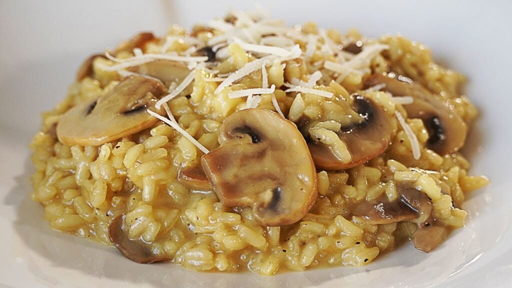RISOTTO DE SETAS MELOSO Y CREMOSO. MUY FÁCIL