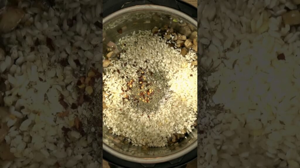 Instant Pot Mushroom Risotto | #shorts