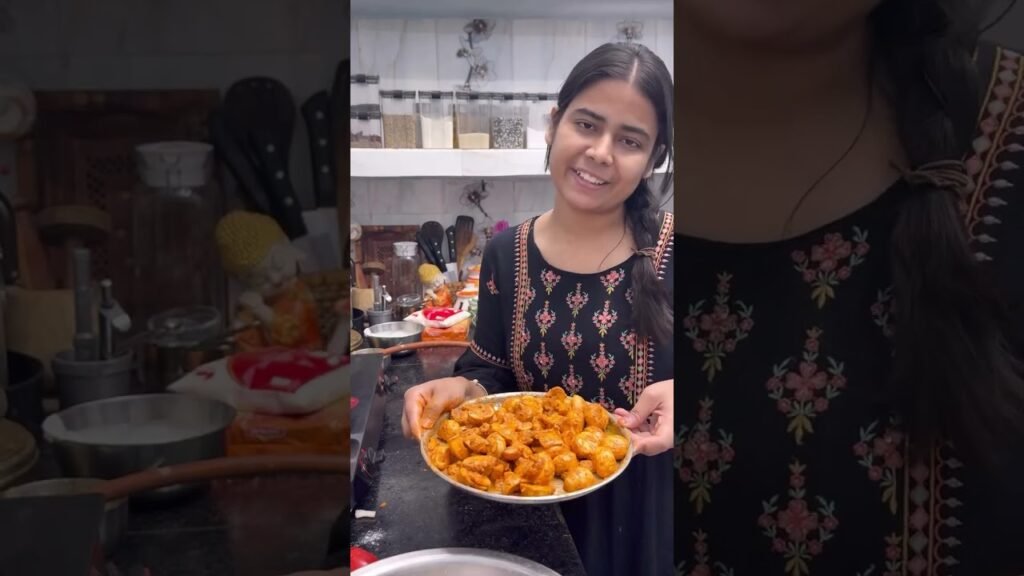 Bhai ko mushroom masala bahut pasand aayi 🤗🤤 #mushroommasala #reelkarofeelkaro #minivlog #vlog