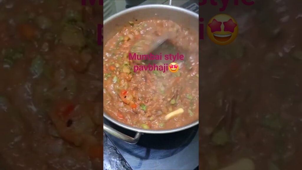 “Mumbai style Pav Bhaji at home! 😍✨#PavBhaji#StreetFood#foodlove