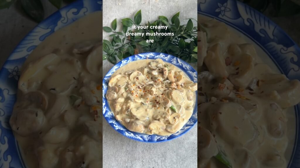 Creamy mushrooms on toast – ultimate mushroom recipe #recipe