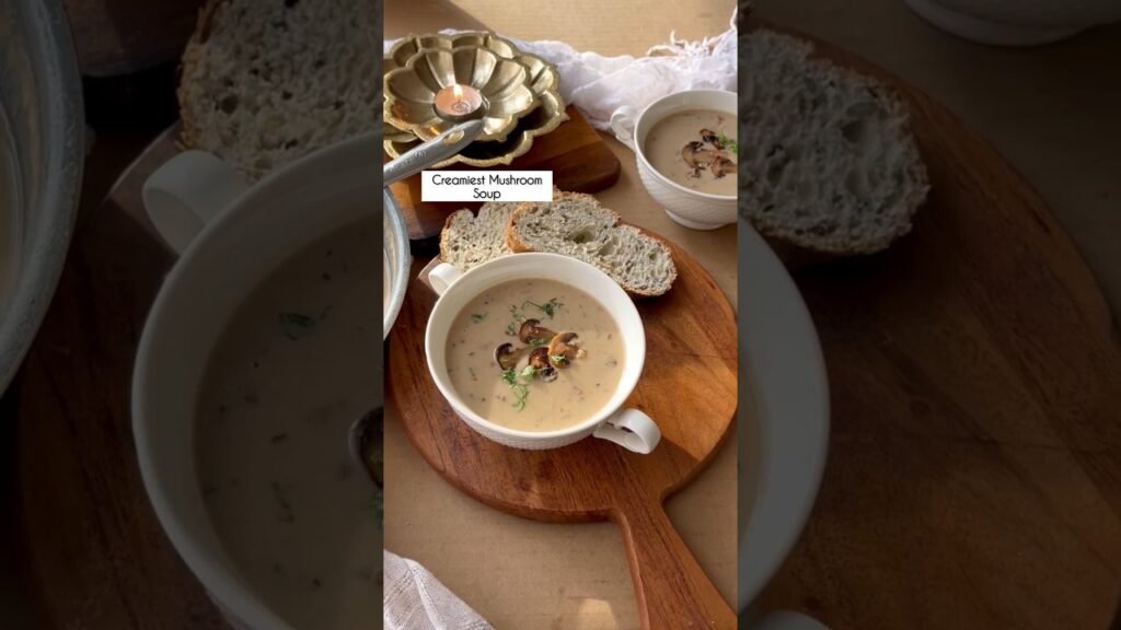 Secret to the creamiest Mushroom soup!