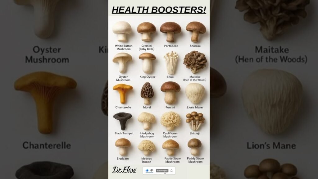 20 MOST POWERFUL MUSHROOM TYPES & THEIR HEALTH BENEFITS (Quick Guide)