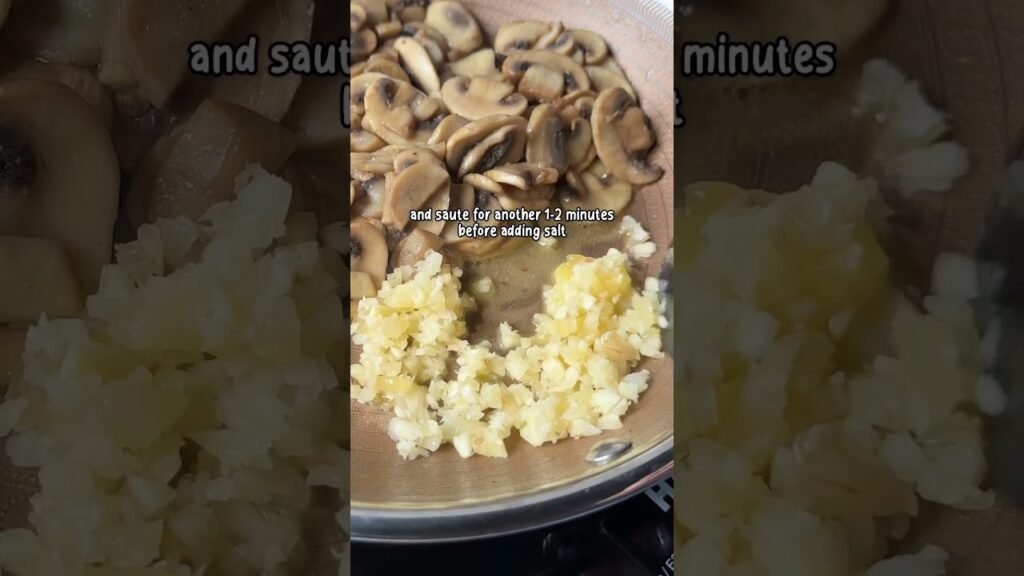 Butter garlic mushrooms #food